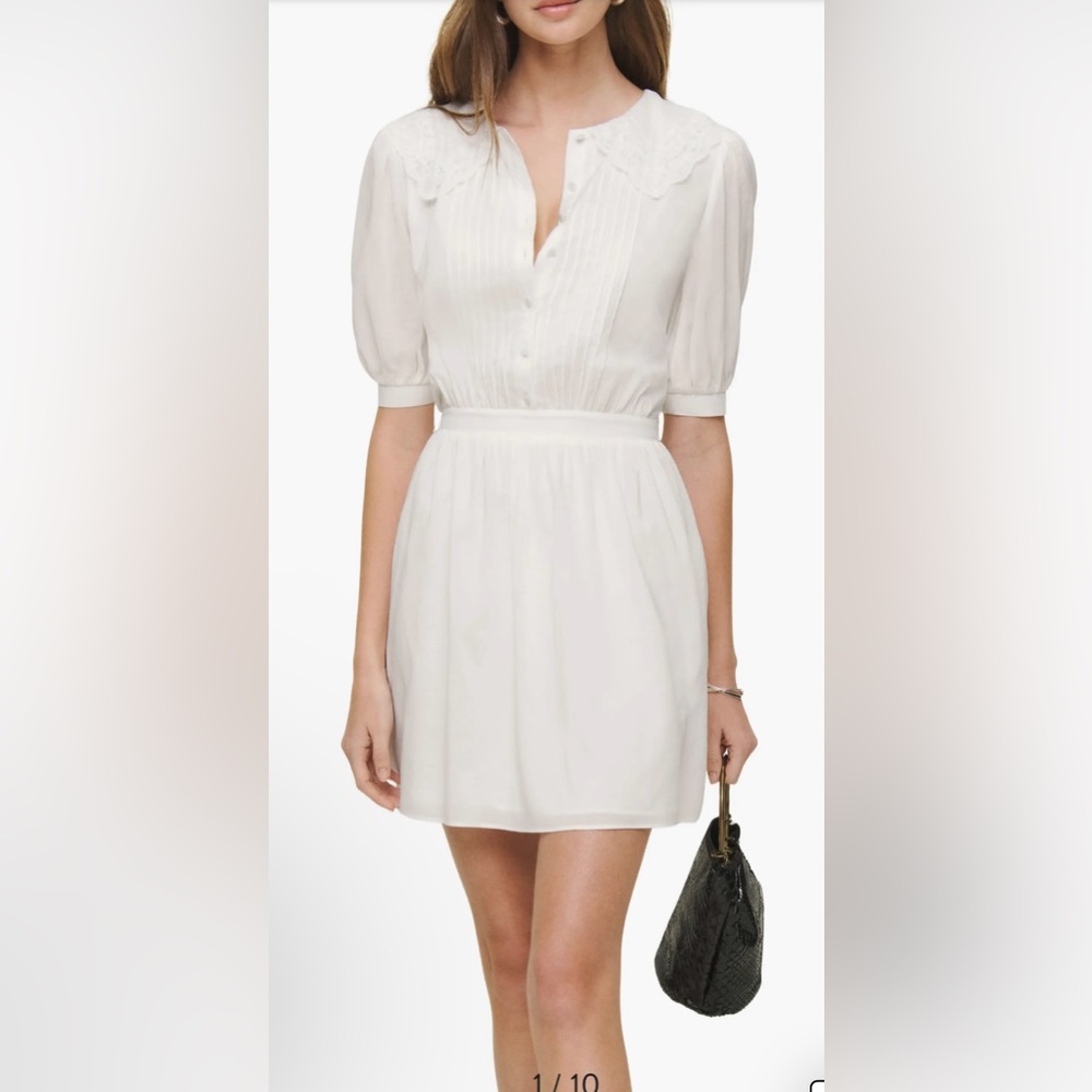 Reformation Kairos Lace Trim Dress size 2